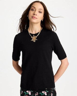 Ella Crewneck Pullover Sweater