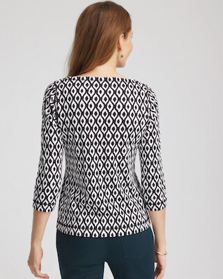 Pima 3/4 Sleeve Tee click to view larger image.