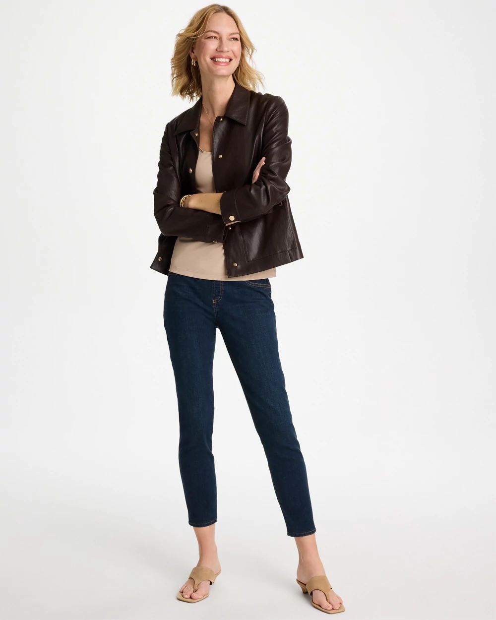Pull-On Slim Ankle Jeggings