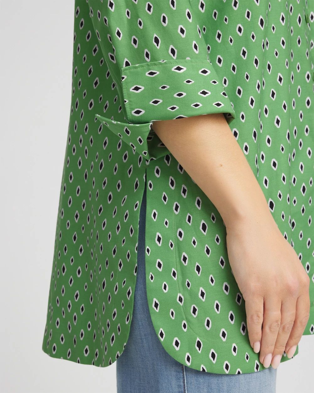 No Iron™ Geo-Print Tunic