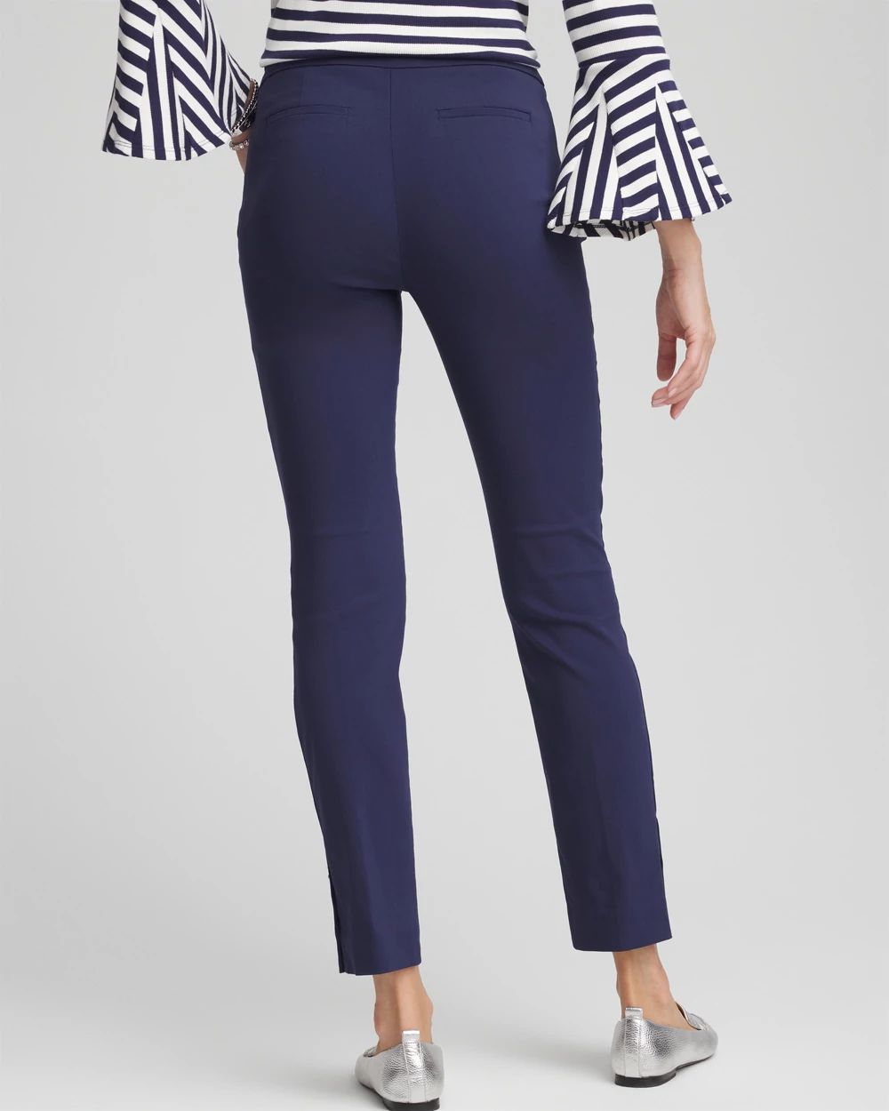 Brigitte™ Pull-On Slim Rivet Ankle Pants