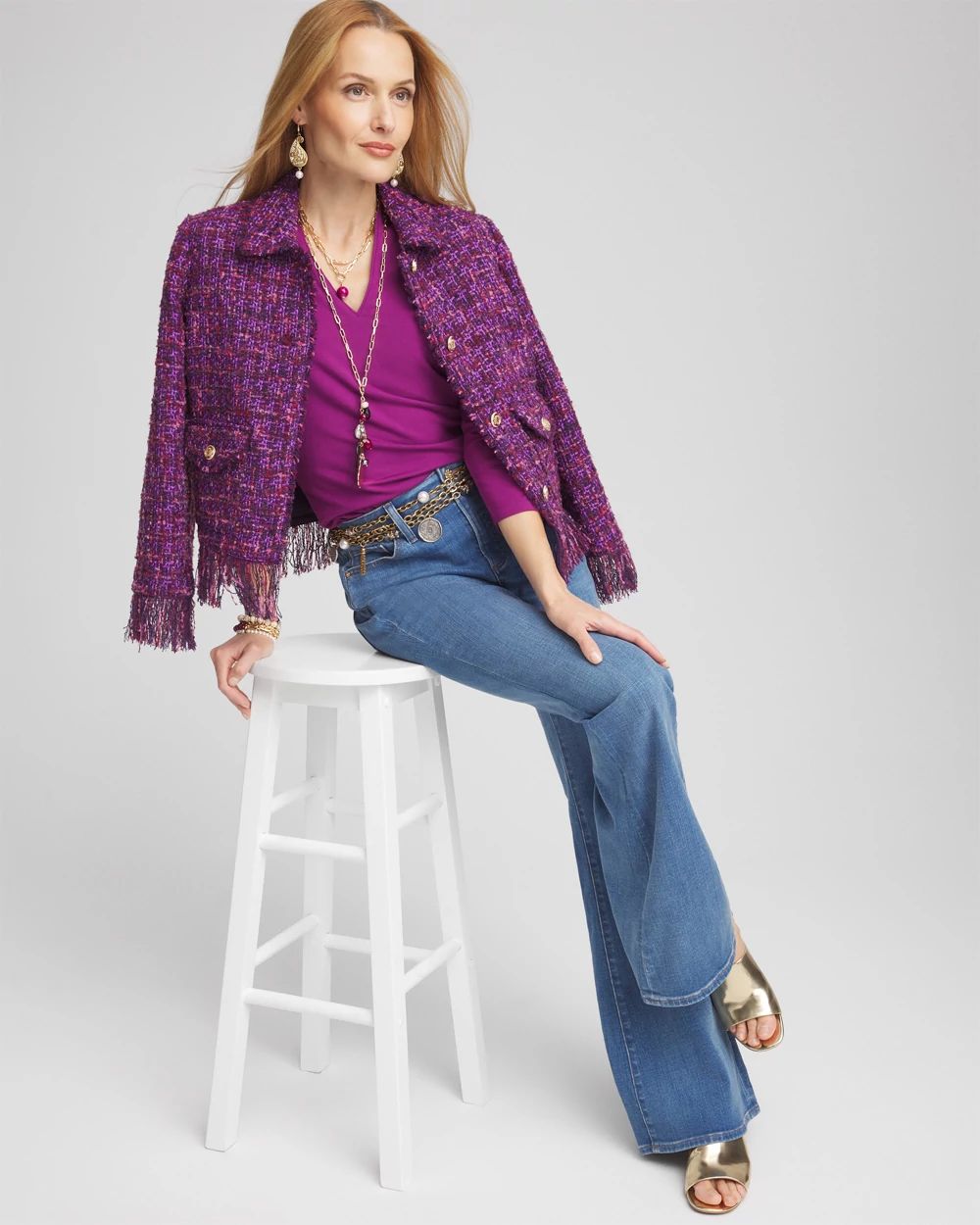 Touch of Cool™ 3/4 Sleeve Tee click to view larger image.