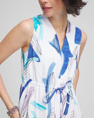 Sleeveless Gauze Maxi Dress click to view larger image.