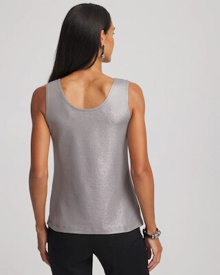 Foiled Microfiber Tank click to view larger image.