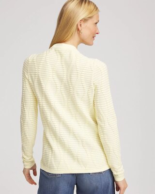 Button Shoulder Crewneck Pullover click to view larger image.