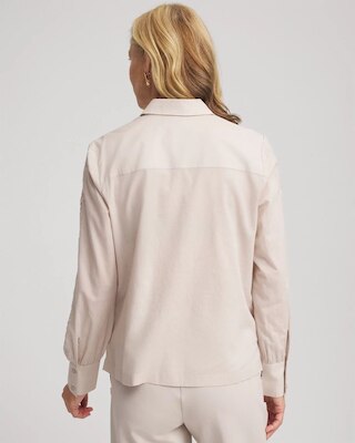 Lace Cotton Voile Shirt click to view larger image.