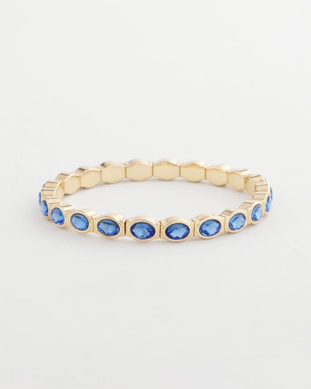 Small Faceted Stretch Bracelet