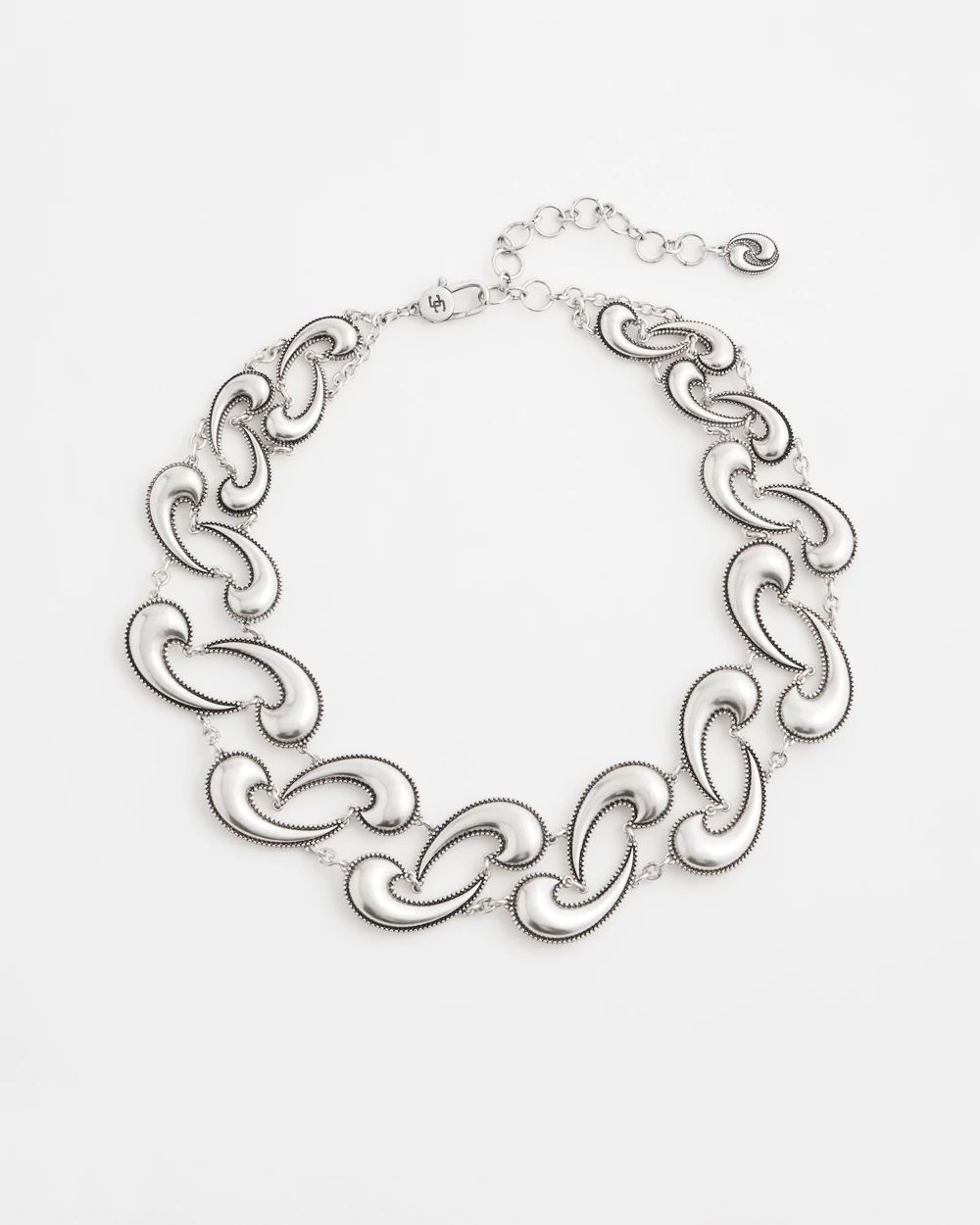Modern Waves Collar Necklace
