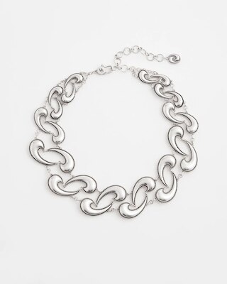 Modern Waves Collar Necklace