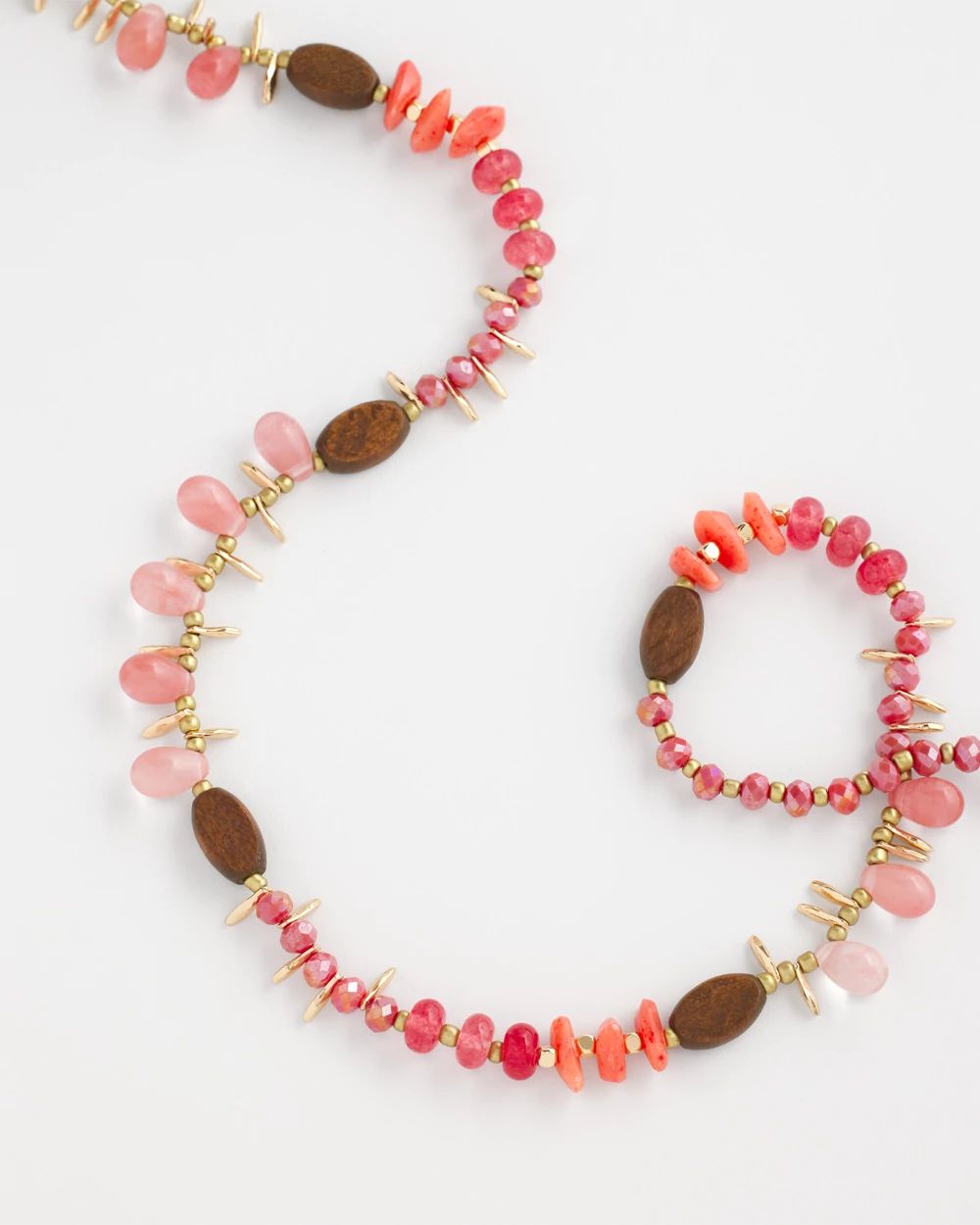 Beaded Single Strand Necklace