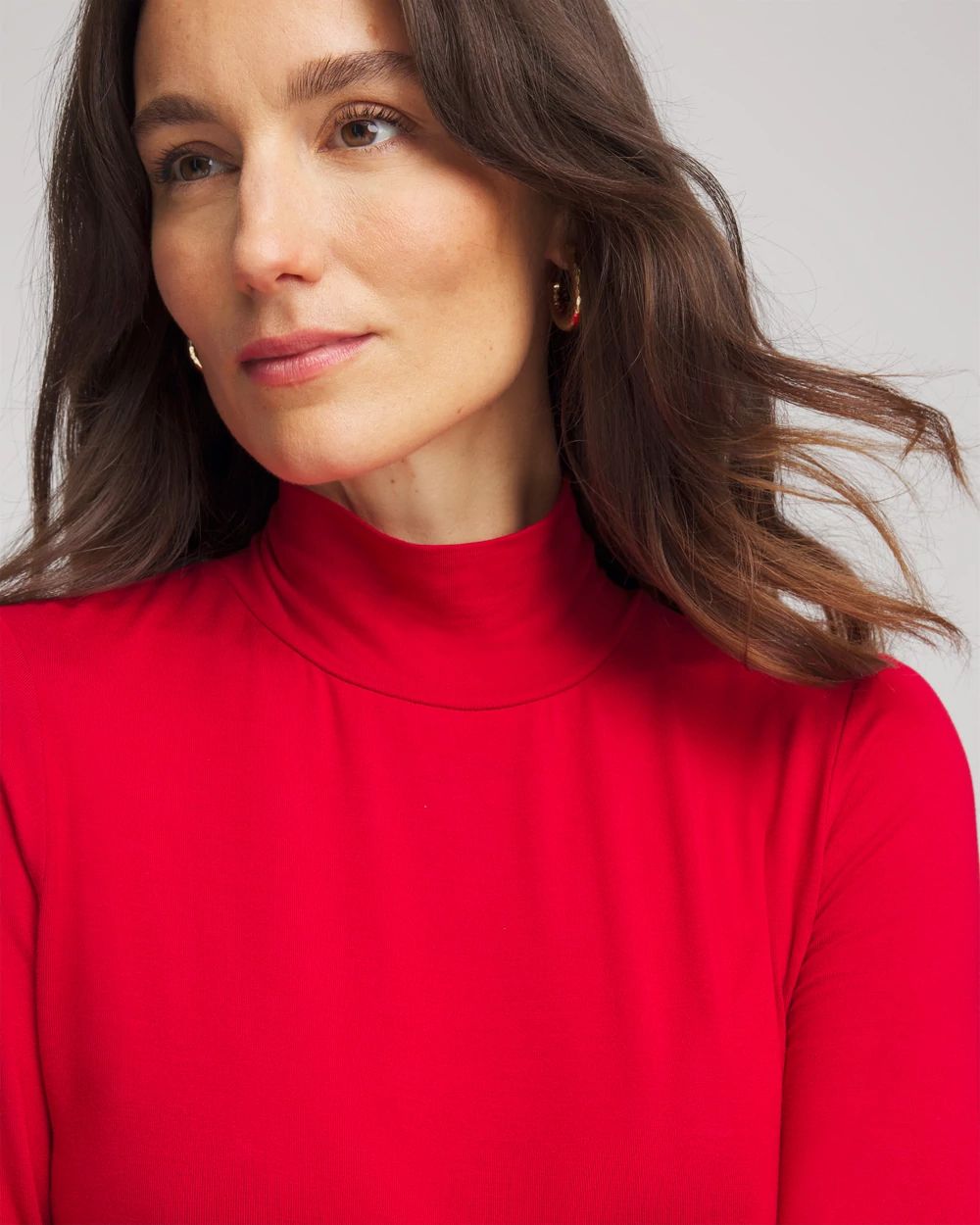 Touch of Cool™ Mockneck Layering Tee