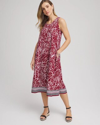 Zenergy® UPF Printed Midi Sports Dress