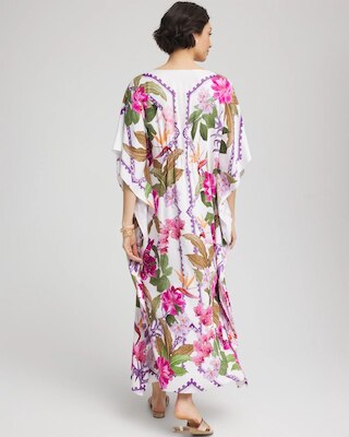 Island Cinch-Waist Kaftan Dress click to view larger image.