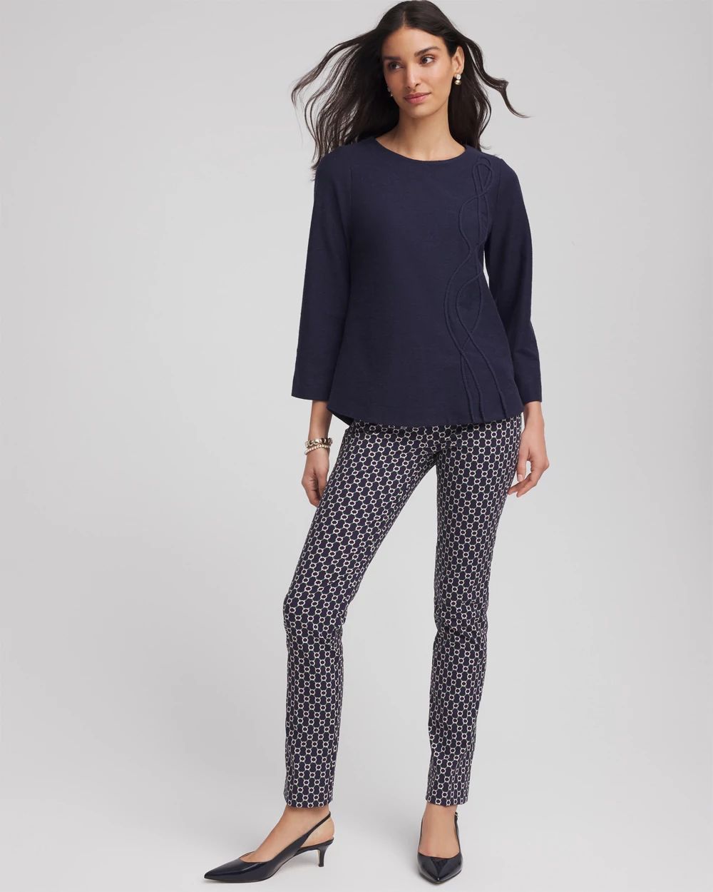 Denim Soutache Top click to view larger image.