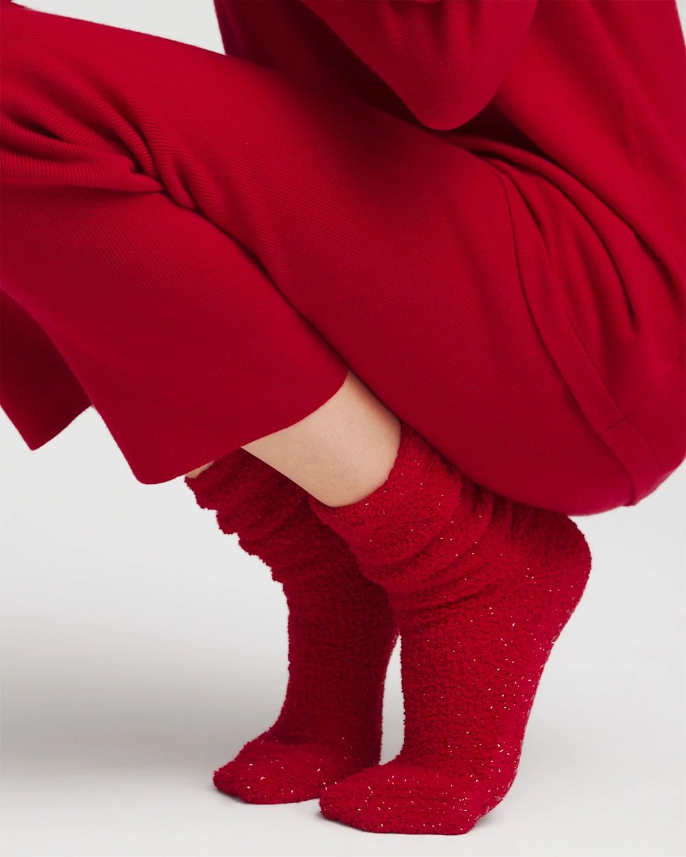 Red Cozy Socks