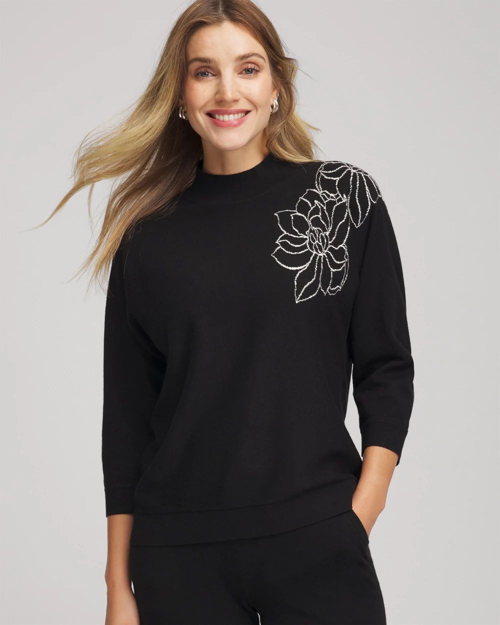 Zenergy® Luxe Intarsia Sweater