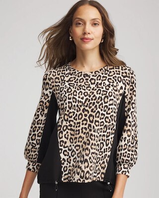 Zenergy® Animal-Print Bungee Top