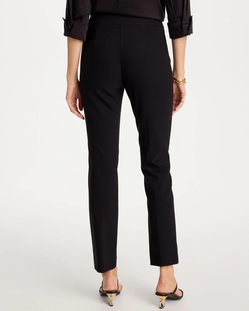 Petite Juliet Bi-Stretch Slim Ankle Pants