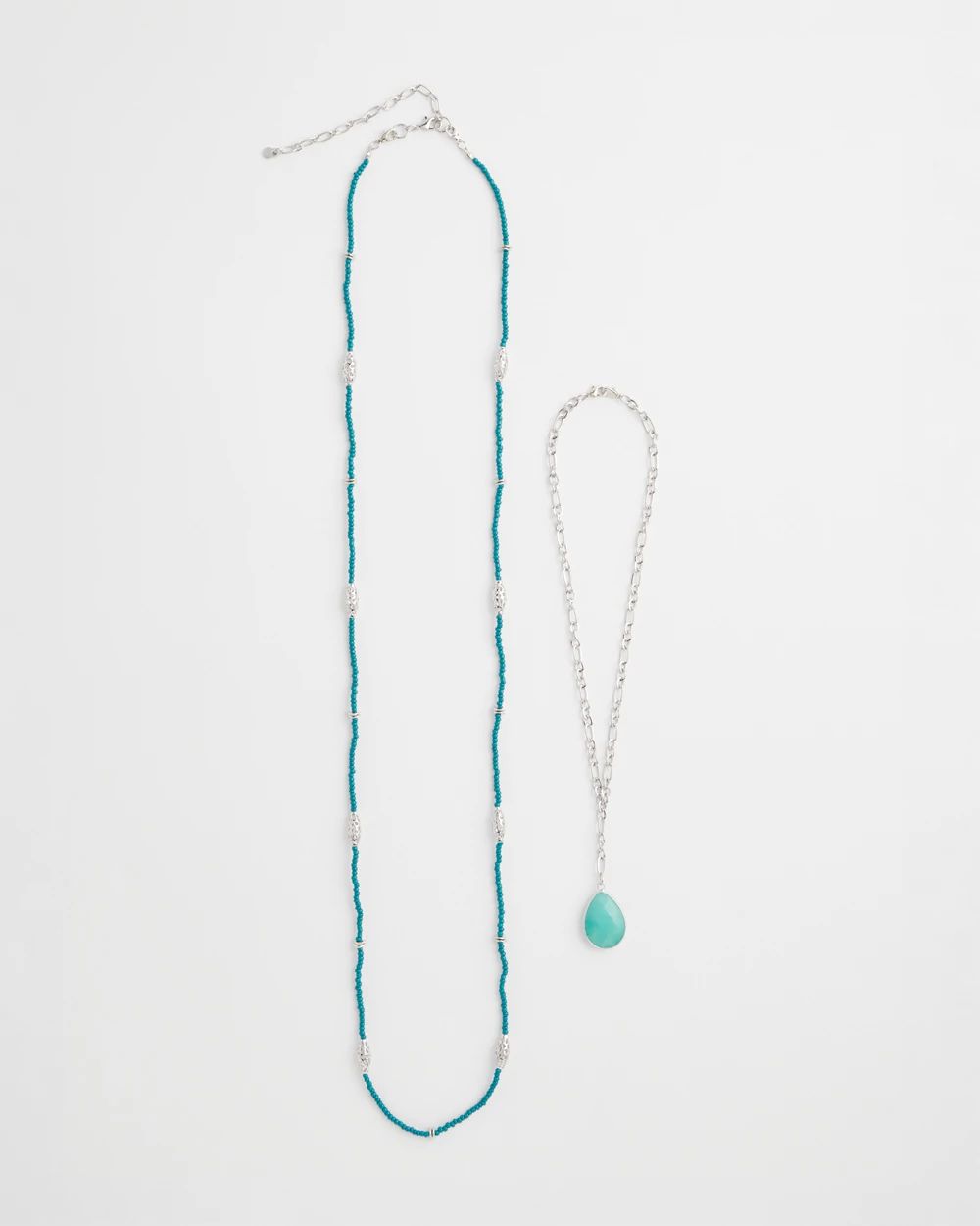 Convertible Beaded Pendant Necklace