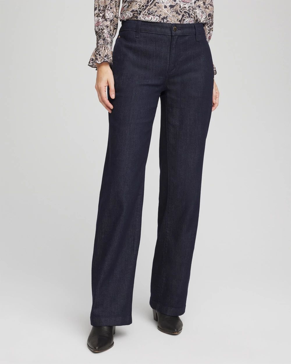 High-Rise Trouser Jeans