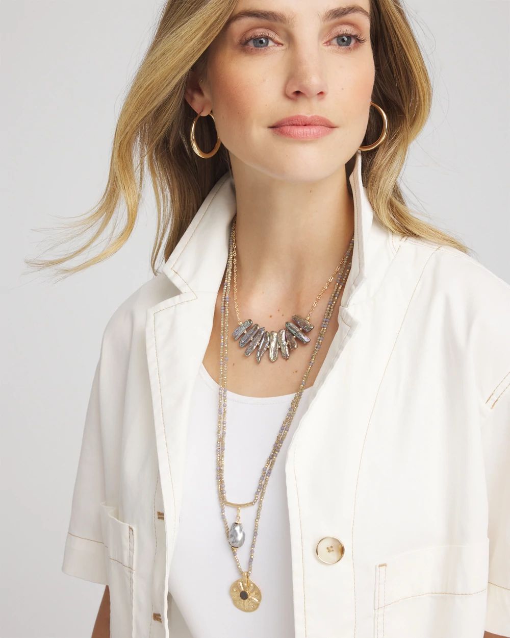 Convertible Abalone Pendant Necklace