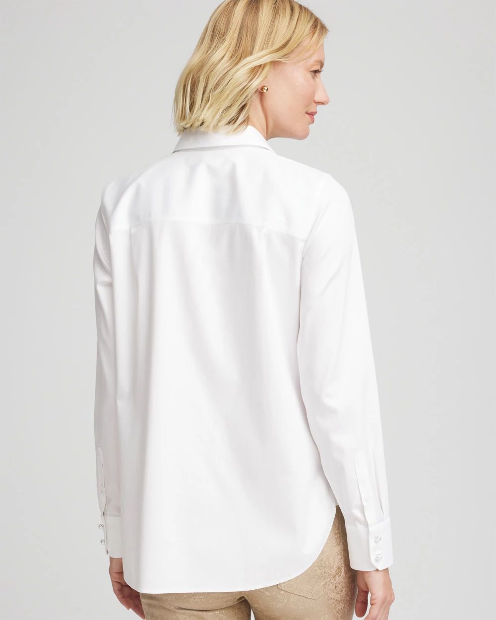 No Iron™ Pearl-Button Stretch Shirt