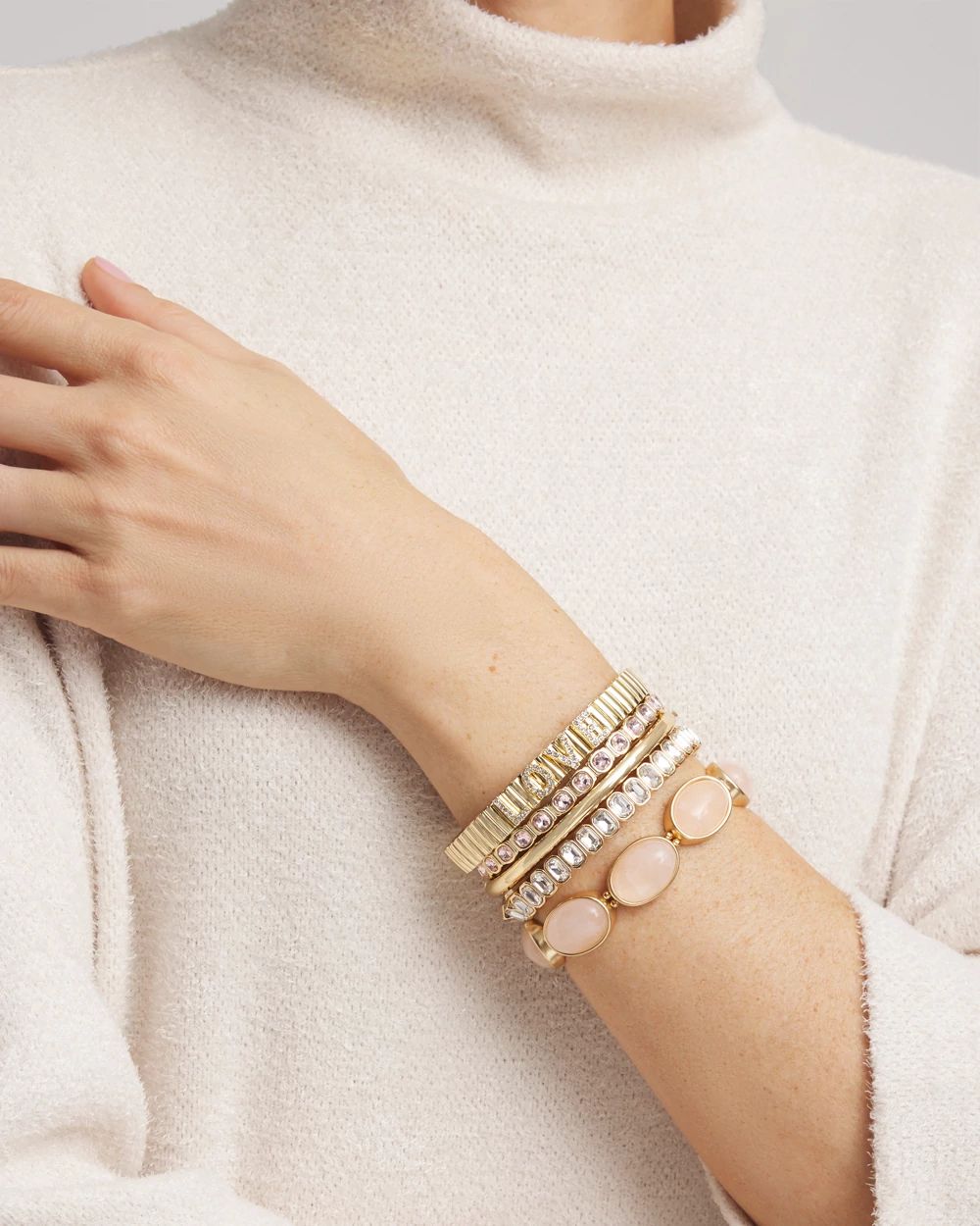 Love Watch Band Bracelet click to view larger image.