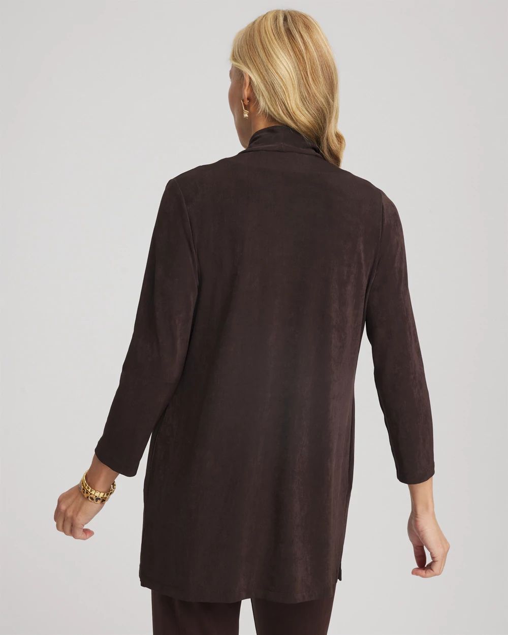 Travelers™ Classic Long Knit Jacket click to view larger image.