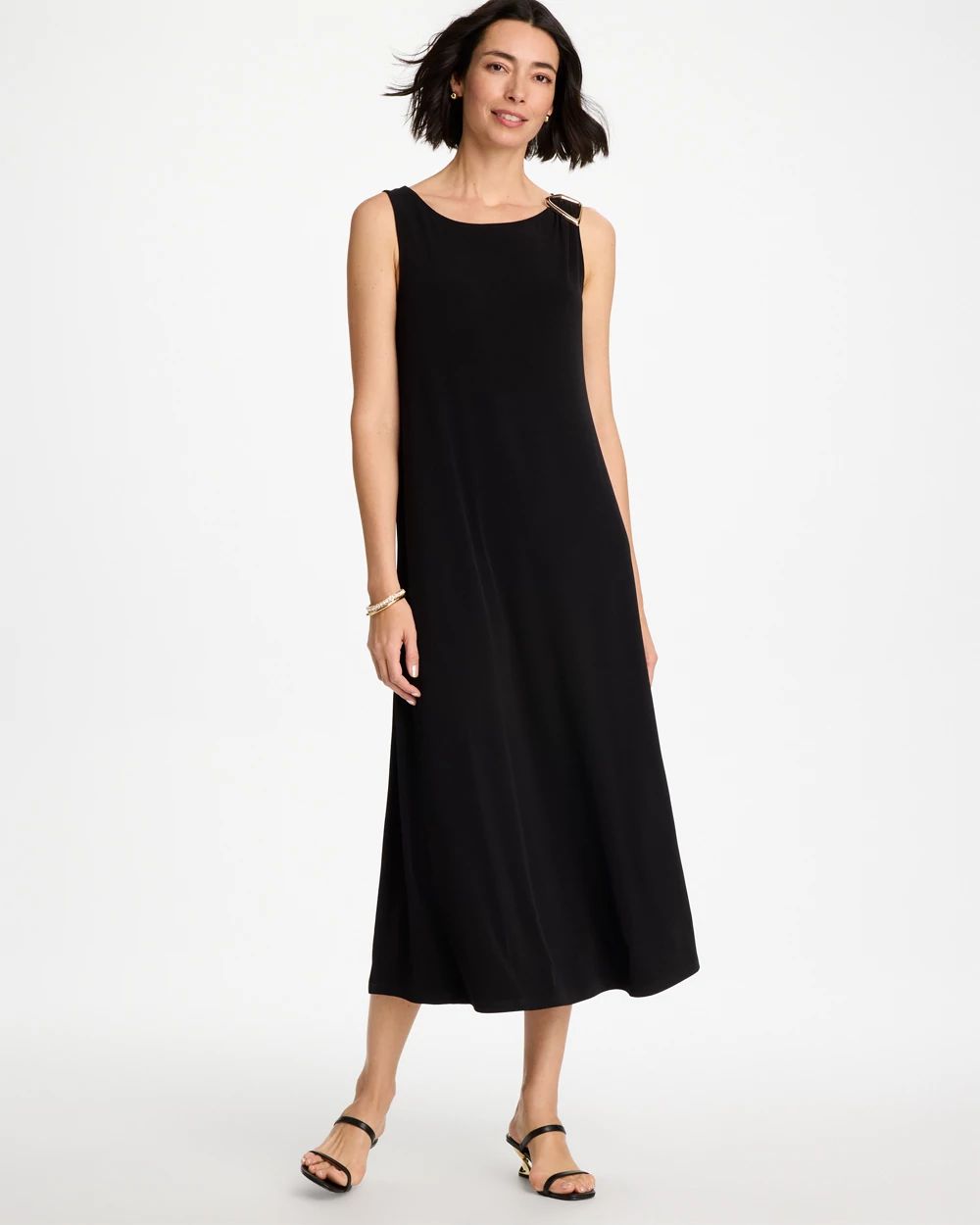 Travelers™ Knit Buckle Maxi Dress