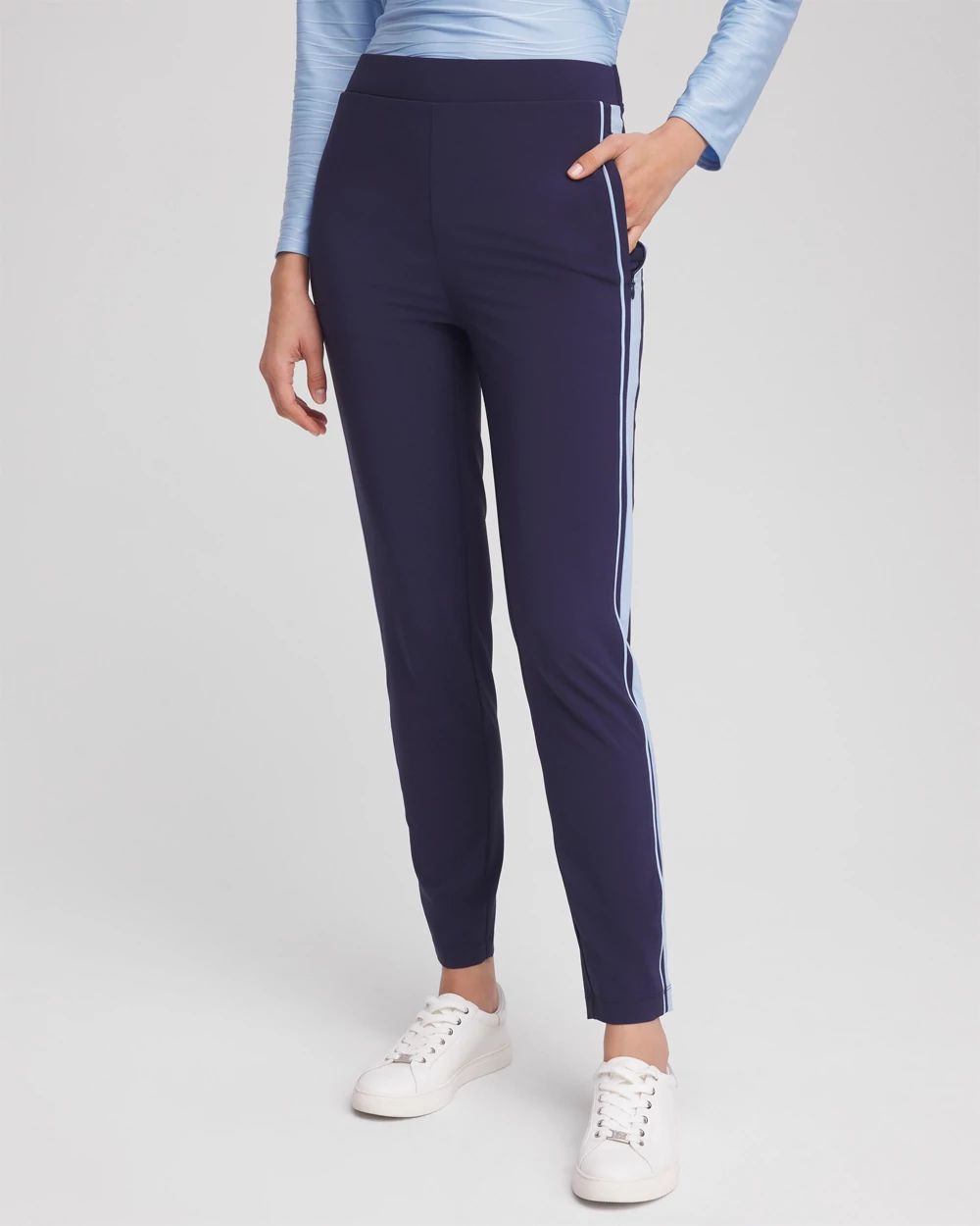 Zenergy® UPF Piped Ankle Pants