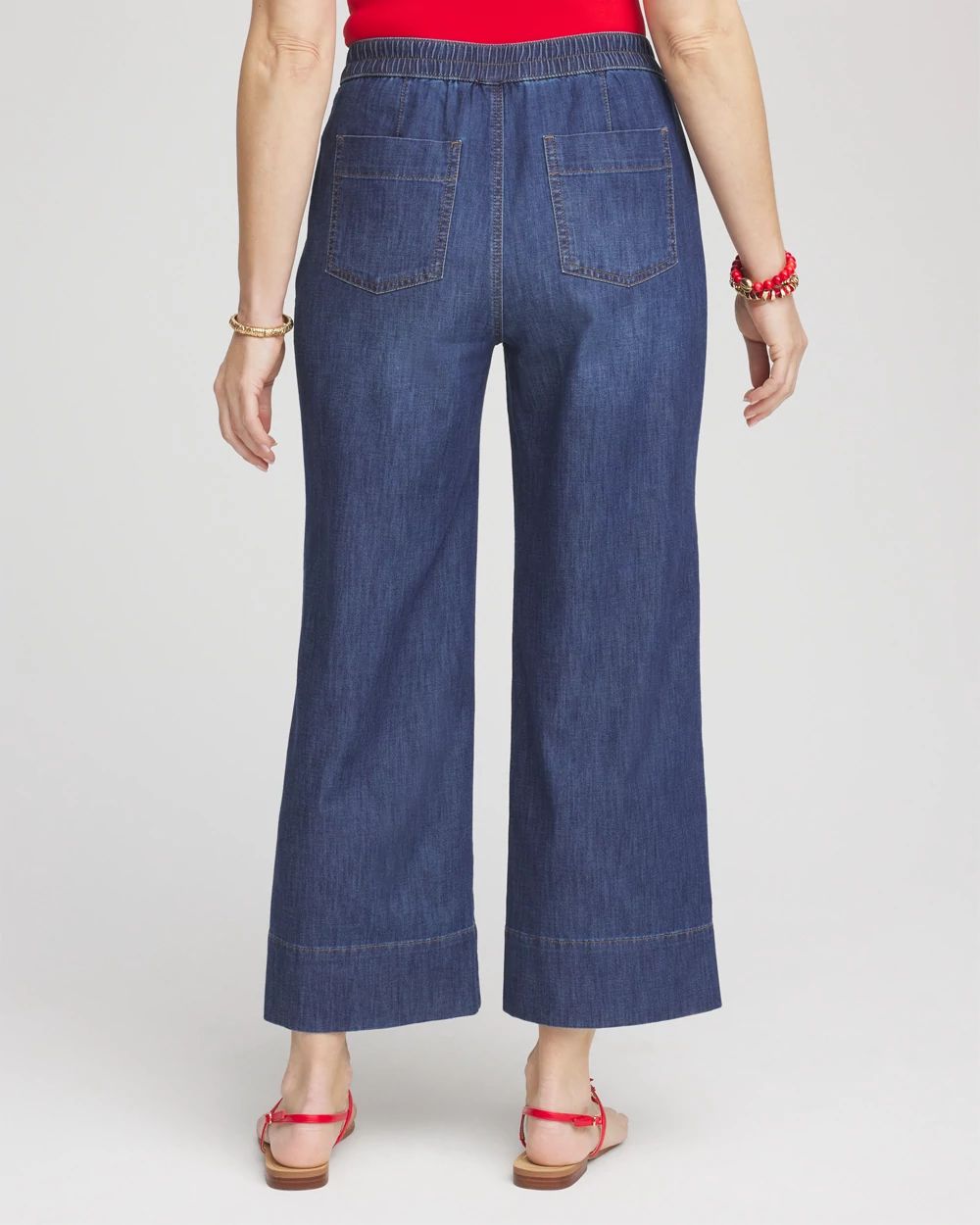 Wide Cropped Summer Jeans