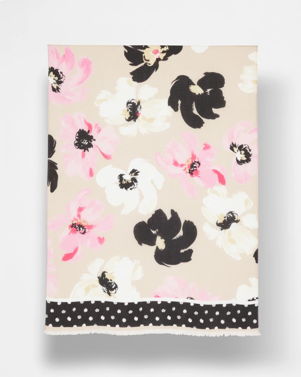 Blossom Burst Oblong Scarf click to view larger image.