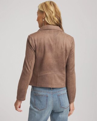 Suede Moto Jacket click to view larger image.