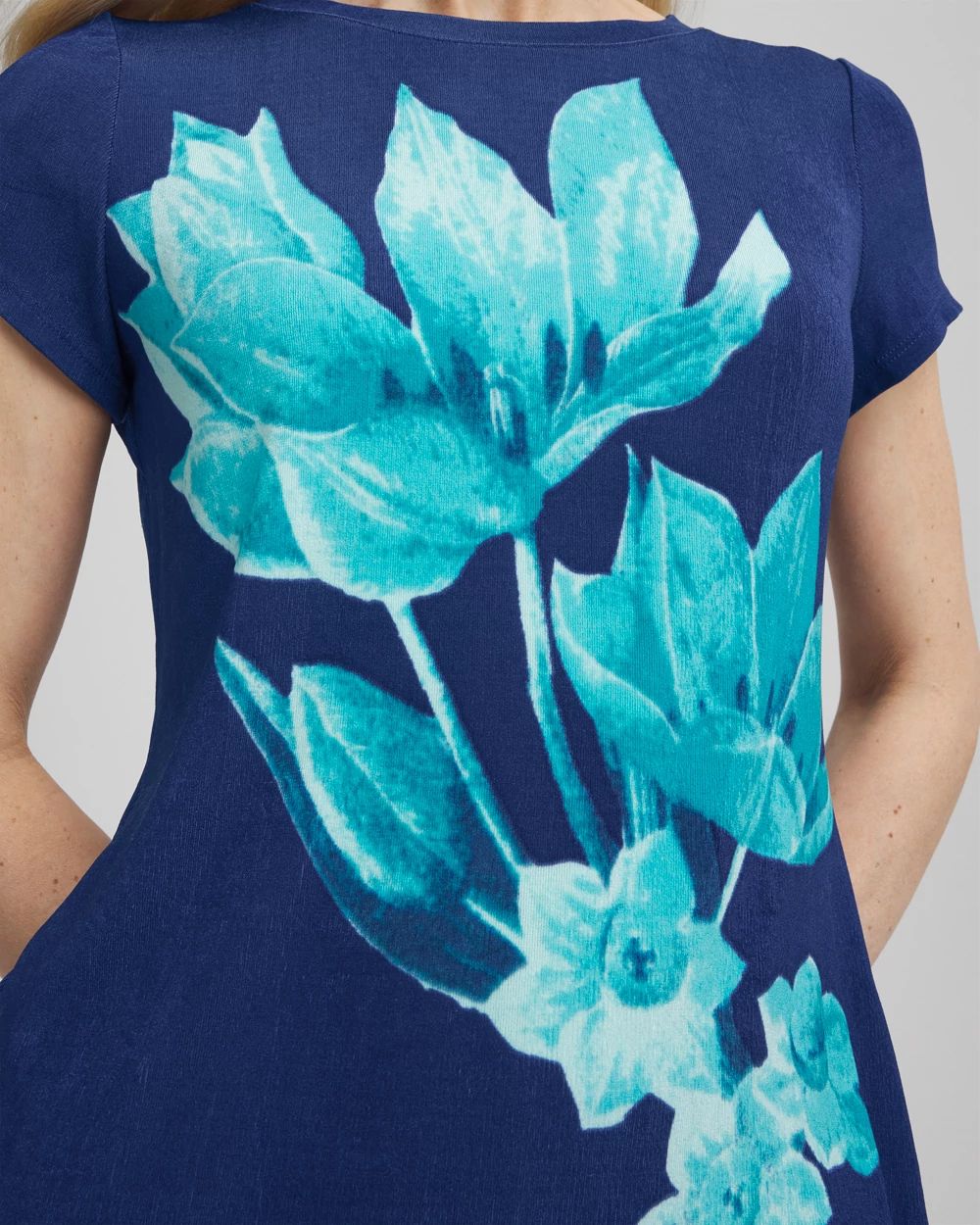 Travelers™ Wildflower Cap-Sleeved Top click to view larger image.