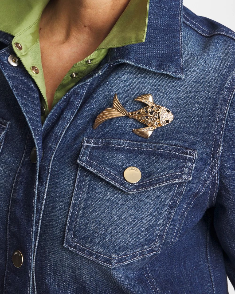 Koi Fish Brooch click to view larger image.