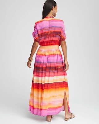 Rio Sunset Maxi Dress click to view larger image.