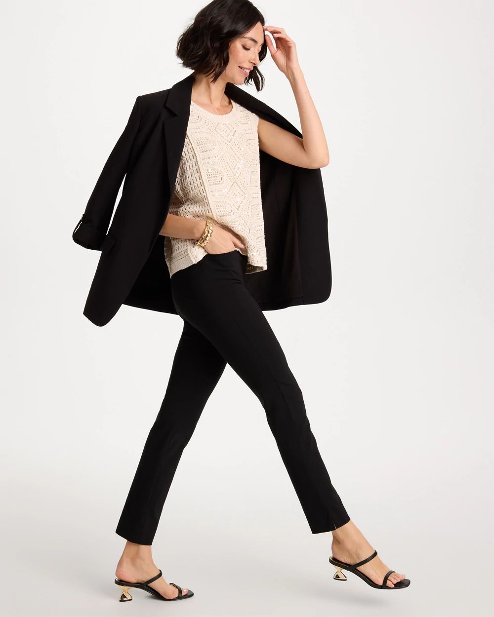 Brigitte™ Slim Pull-On Ankle Pants