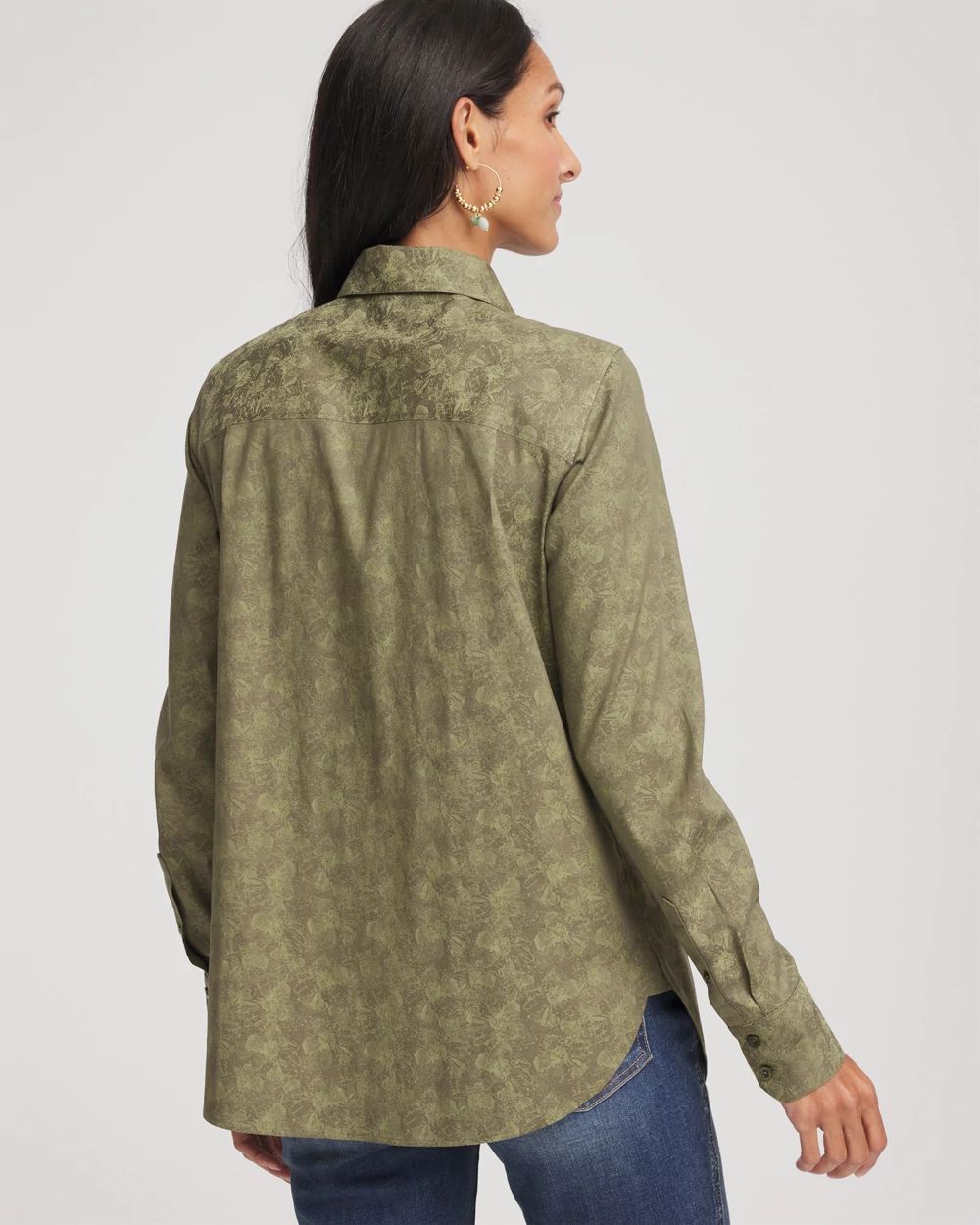 No Iron™ Jacquard Shirt