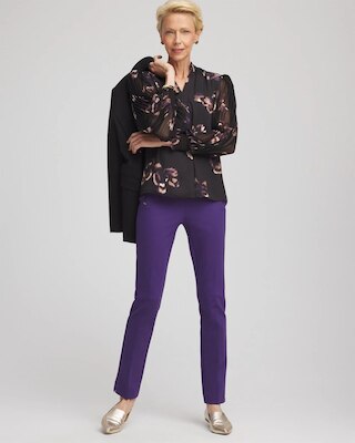 Fjord Flora Opaque Crepe Blouse click to view larger image.