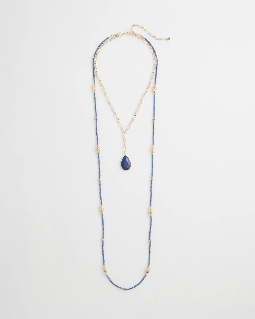 Convertible Beaded Pendant Necklace