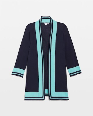 Travelers™ Collection Open-Front Cardigan click to view larger image.