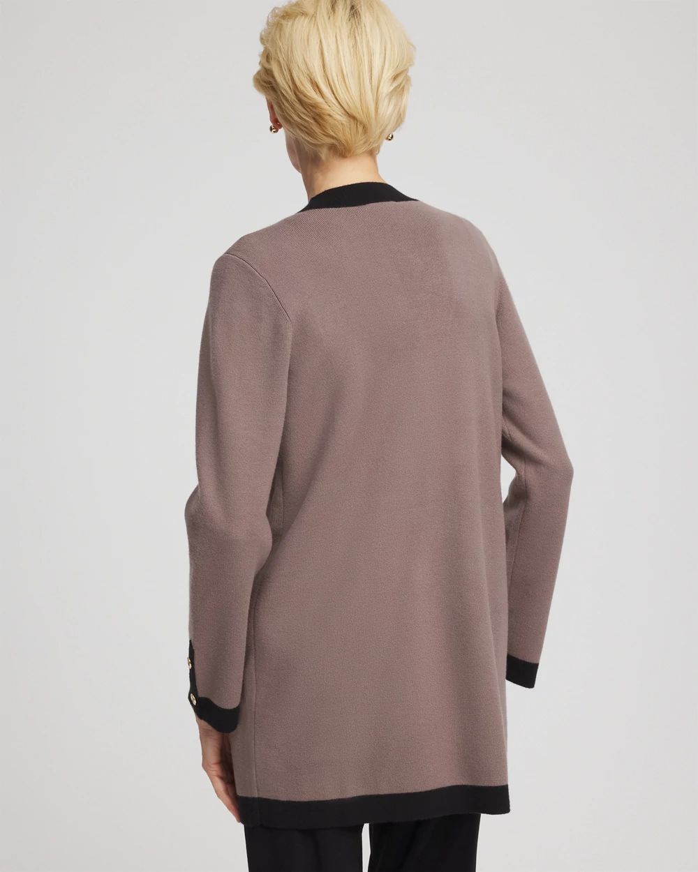 Travelers™ Tipped Button-Down Cardigan