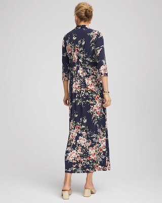 Knit Pleated Maxi Dress click to view larger image.