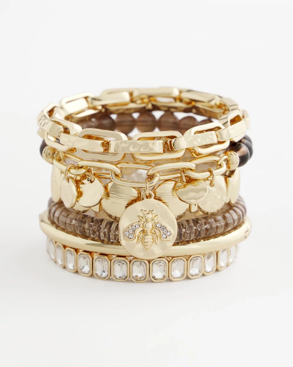 Neutral Fireball Stretch Bracelet