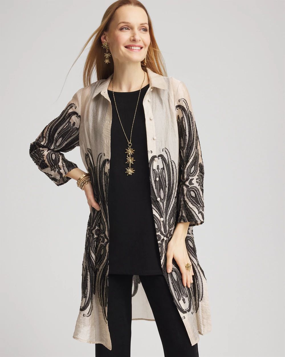 Travelers™ Collection Embroidered Topper