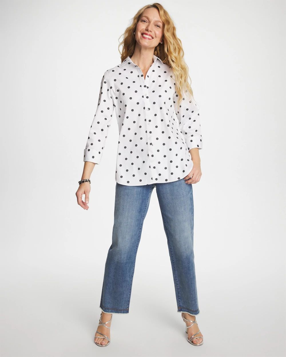 Girlfriend Straight Ankle Jeans click to view larger image.