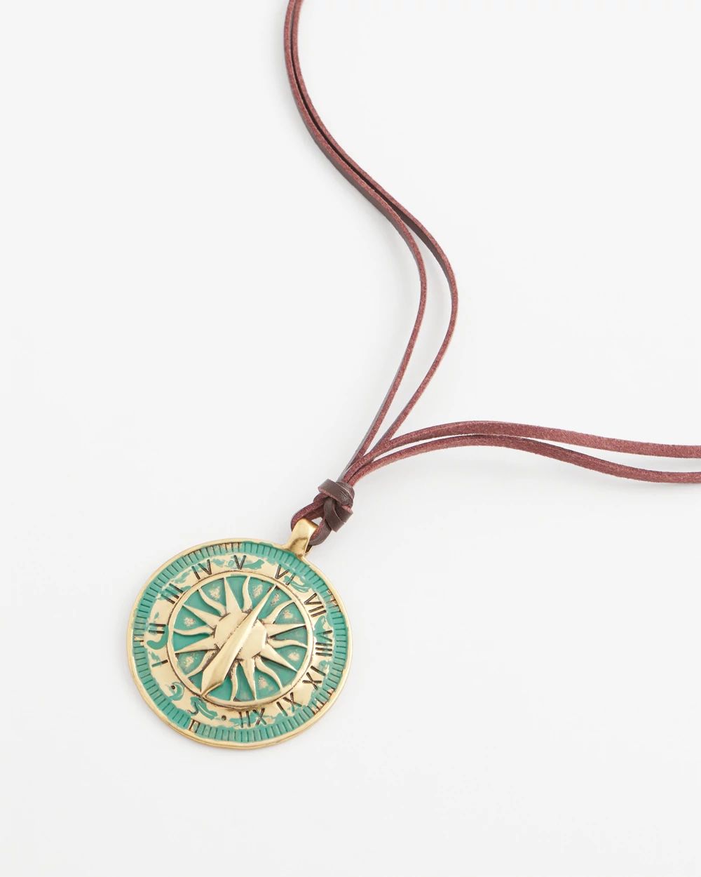 Sundial Medallion Pendant click to view larger image.