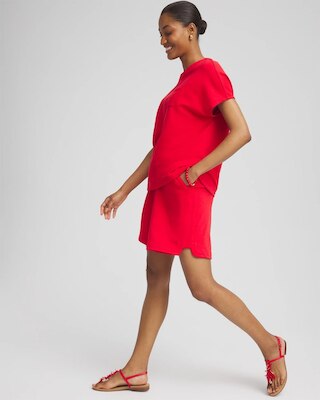 Zenergy® French Terry Cotton Shorts click to view larger image.