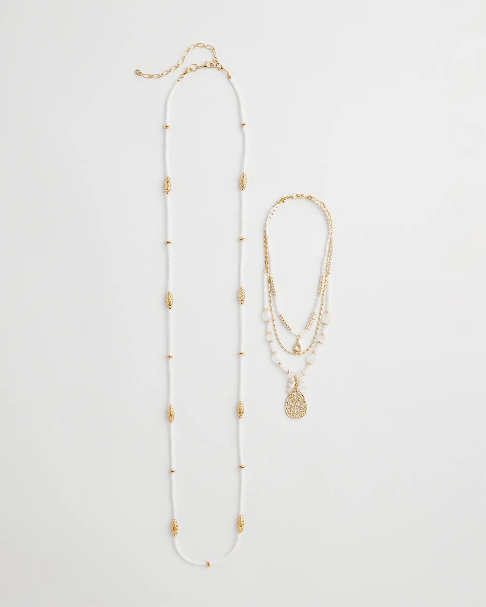 Convertible Beaded Pendant Necklace