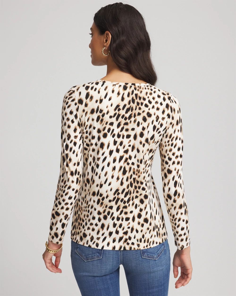 Animal Print Touch of Cool™ Layering Tee